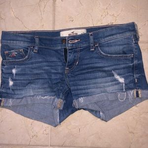 hollister denim shorts